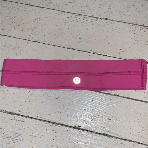 lulu lemon hot pink headband - Picture 1 of 3